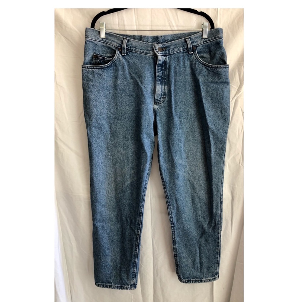 VINTAGE! PLUS! High Waist Boyfriend Girlfriend Medium Wash Lee 20W